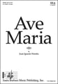 Ave Maria SSA choral sheet music cover